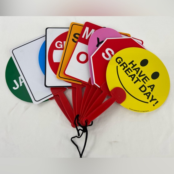 Colorful Party Sign Props Road Rage Management - Picture 7 of 9